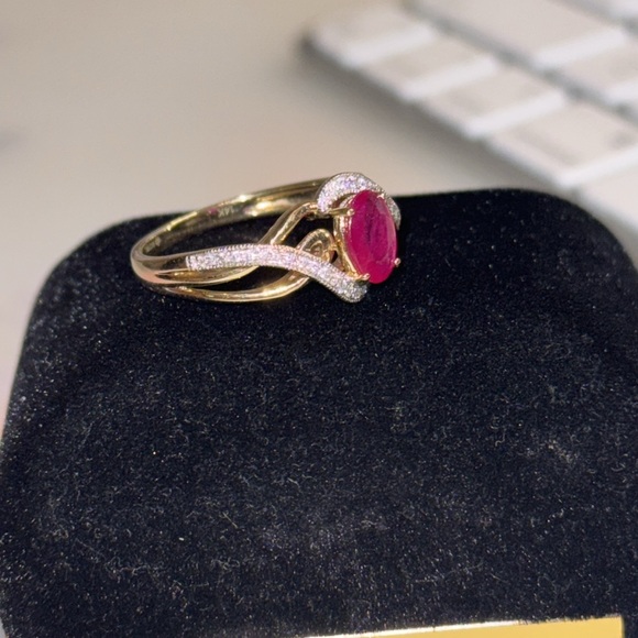Natural Ruby & Gold Ring ✨ - Picture 6 of 6